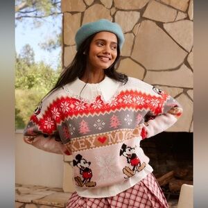 DISNEY MICKEY MOUSE FAIR ISLE SWEATER